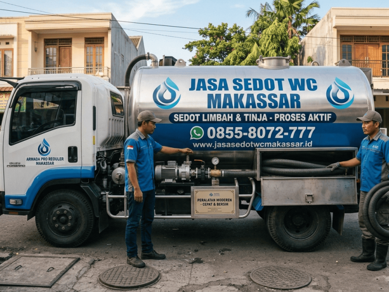 mobil sedot wc makassar